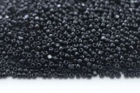 Бисер японский TOHO CHARLOTTE граненый 15/0 #0049 черный, непрозрачный, 5 грамм