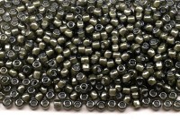 Бисер японский TOHO круглый 11/0 #0371 черный алмаз/белый, окрашенный изнутри, 10 грамм
