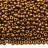 Бисер чешский PRECIOSA круглый 10/0 94208М матовый золотой непрозрачный металлик, 1 сорт, 50г - Бисер чешский PRECIOSA круглый 10/0 94208М матовый золотой непрозрачный металлик, 1 сорт, 50г