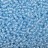 Бисер чешский PRECIOSA круглый 10/0 38662 прозрачный, голубая линия внутри, 1 сорт, 50г - Бисер чешский PRECIOSA круглый 10/0 38662 прозрачный, голубая линия внутри, 1 сорт, 50г