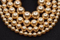 Жемчуг Swarovski 5810 #539 12мм Crystal Light Gold Pearl, 5810-12-539, 1шт
