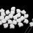 Бусины GINKO 7,5х7,5мм, отверстие 0,8мм, цвет 03000 белый непрозрачный, 710-025, 10г (около 40шт) - Бусины GINKO 7,5х7,5мм, отверстие 0,8мм, цвет 03000 белый непрозрачный, 710-025, 10г (около 40шт)