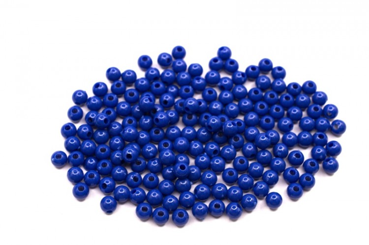 Бусины акриловые круглые 4мм, отверстие 1мм, цвет синий, 527-040, 10г (около 300шт) Бусины акриловые круглые 4мм, отверстие 1мм, цвет синий, 527-040, 10г (около 300шт)
