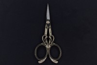 Ножницы для рукоделия, длина 110мм, цвет стальной, хирургическая сталь, 1011-039, 1шт
