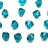 Бусины биконусы хрустальные 4мм, цвет BLUE ZIRCON, 746-043, 20шт - Бусины биконусы хрустальные 4мм, цвет BLUE ZIRCON, 746-043, 20шт