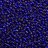 Бисер чешский PRECIOSA круглый 10/0 67300 синий, серебряная линия внутри, квадратное отверстие, 1 сорт, 50г - Бисер чешский PRECIOSA круглый 10/0 67300 синий, серебряная линия внутри, квадратное отверстие, 1 сорт, 50г