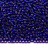 Бисер чешский PRECIOSA круглый 10/0 67300 синий, серебряная линия внутри, квадратное отверстие, 1 сорт, 50г - Бисер чешский PRECIOSA круглый 10/0 67300 синий, серебряная линия внутри, квадратное отверстие, 1 сорт, 50г