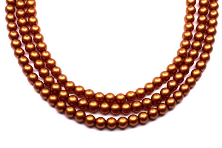 Жемчуг Preciosa, цвет 70116 матовый оранжевый, 5мм, 10шт Жемчуг Preciosa, цвет 70116 матовый оранжевый, 5мм, 10шт