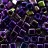Бисер японский TOHO Cube кубический 3мм #0085 пурпурный, металлизированный ирис, 5 грамм - Бисер японский TOHO Cube кубический 3мм #0085 пурпурный, металлизированный ирис, 5 грамм