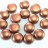 Бусины Candy beads 12мм, два отверстия 1мм, цвет 02010/01770 медный непрозрачный, 705-002, около 10г (около 8шт) - Бусины Candy beads 12мм, два отверстия 1мм, цвет 02010/01770 медный непрозрачный, 705-002, около 10г (около 8шт)