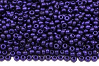 Бисер чешский PRECIOSA круглый 10/0 94207М матовый синий непрозрачный металлик, 1 сорт, 50г