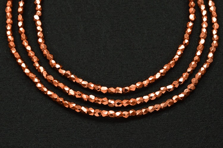 Бусины граненые Firepolish 2мм, отверстие 0,6мм, цвет 275 медь, 712-006, 50шт Бусины граненые Firepolish 2мм, отверстие 0,6мм, цвет 275 медь, 712-006, 50шт