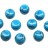 Кабошон круглый 8х4мм, Бирюза синтетическая, оттенок голубой с прожилками, 2019-001, 1шт - Кабошон круглый 8х4мм, Бирюза синтетическая, оттенок голубой с прожилками, 2019-001, 1шт