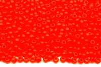 Бисер чешский PRECIOSA круглый 10/0 90050М матовый красный прозрачный, 1 сорт, 50г