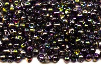 Бисер MIYUKI Drops 3,4мм #55015 Crystal Magic Purple, прозрачный, 10 грамм
