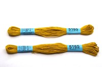 Мулине Gamma, цвет 5165 ярко-желтый, хлопок, 8м, 1шт