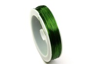 Проволока для бисера, диаметр 0,4мм, длина около 50м, цвет зеленый, 1009-101, 1шт