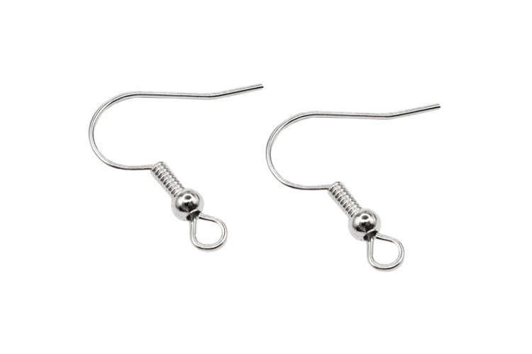 Швензы-крючки 17х21х0,8мм, отверстие 2мм, цвет серебро, латунь, 21-032, 5 пар Швензы-крючки 17х21х0,8мм, отверстие 2мм, цвет серебро, латунь, 21-032, 5 пар