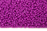 Бисер китайский круглый размер 12/0, цвет К21 фуксия непрозрачный, 450г