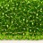 Бисер чешский PRECIOSA круглый 10/0 57430 зеленый, серебряная линия внутри, 5 грамм - Бисер чешский PRECIOSA круглый 10/0 57430 зеленый, серебряная линия внутри, 5 грамм