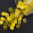Бисер японский Miyuki Cube кубический 4мм #MIX26 оттенки желтого, микс Yellow Medley, 10 грамм - Бисер японский Miyuki Cube кубический 4мм #MIX26 оттенки желтого, микс Yellow Medley, 10 грамм