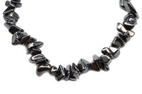 Бусина Гематит немагнитный синтетический 5-8мм, отверстие 0,8мм, цвет гематитовый, 538-038, 1 нить (около 38см, около 120шт)