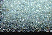 Бисер японский MIYUKI круглый 15/0 #2212 радужный светлая вода, окрашенный изнутри, 10 грамм