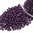 Бисер чешский PRECIOSA круглый 10/0 94206М матовый фиолетовый непрозрачный металлик, 1 сорт, 50г - Бисер чешский PRECIOSA круглый 10/0 94206М матовый фиолетовый непрозрачный металлик, 1 сорт, 50г