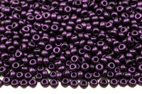 Бисер чешский PRECIOSA круглый 10/0 94206М матовый фиолетовый непрозрачный металлик, 1 сорт, 50г