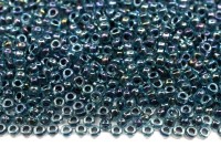 Бисер японский MIYUKI круглый 15/0 #0347 вода/темно-синий, радужный, окрашенный изнутри, 10 грамм