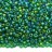 Бисер японский MIYUKI круглый 11/0 #0146FR зеленый, матовый радужный прозрачный, 10 грамм - Бисер японский MIYUKI круглый 11/0 #0146FR зеленый, матовый радужный прозрачный, 10 грамм