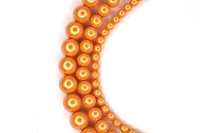 Жемчуг Preciosa, цвет 30012 оранжевый радужный, 8мм, 10шт