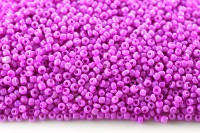 Бисер китайский круглый размер 12/0, цвет 0968 розовый непрозрачный, 450г