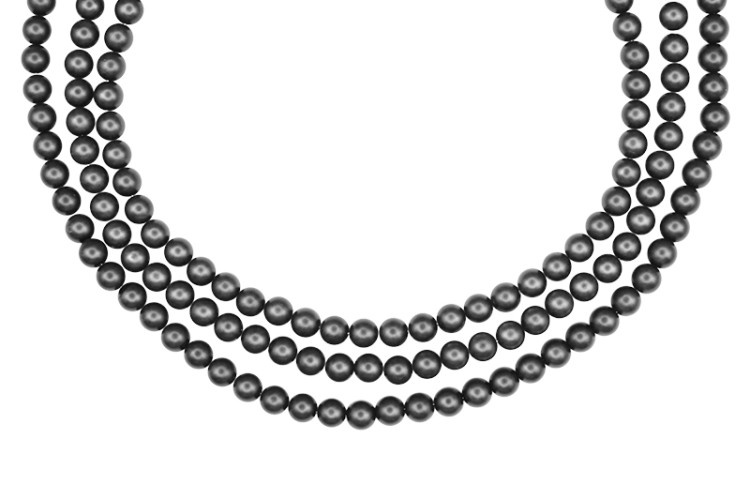 Жемчуг Preciosa, цвет 70548 матовый темно-серый, 2мм, 10шт Жемчуг Preciosa, цвет 70548 матовый темно-серый, 2мм, 10шт