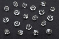 Бусина биконус Swarovski 5328 #001 3мм Crystal, 5328-3-001, 20шт