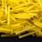 Бисер чешский PRECIOSA стеклярус 85011 20мм сатин желтый, 50г - Бисер чешский PRECIOSA стеклярус 85011 20мм сатин желтый, 50г