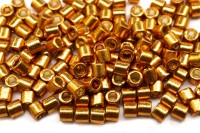 Бисер японский MIYUKI Delica цилиндр 8/0 DBL-1833 Duracoat Galvanized, желтое золото, 5 грамм