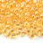 Бисер чешский PRECIOSA Дропс 5/0 16020 янтарный прозрачный блестящий, 50 грамм - Бисер чешский PRECIOSA Дропс 16020, размер 5мм, янтарный прозрачный блестящий, 50г