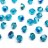 Бусины биконусы хрустальные 3мм, цвет BLUE ZIRCON AB, 745-064, 20шт - Бусины биконусы хрустальные 3мм, цвет BLUE ZIRCON AB, 745-064, 20шт
