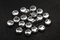 Бусины Lentils 6мм, отверстие 0,8мм, цвет 23980/27000 Jet/Labrador Full, 725-042, 20шт