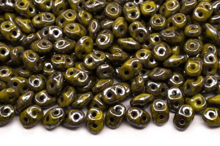 Бусины SuperDuo 2,5х5мм, отверстие 0,8мм, цвет 53410/43500 зеленый Рембрандт непрозрачный глянцевый, 706-070, 10г (около 120шт) Бусины SuperDuo 2,5х5мм, отверстие 0,8мм, цвет 53410/43500 зеленый Рембрандт непрозрачный глянцевый, 706-070, 10г (около 120шт)