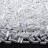 Бисер японский Miyuki Bugle стеклярус 3мм #0528 белый, цейлон, 10 грамм - Бисер японский Miyuki Bugle стеклярус 3мм #0528 белый, цейлон, 10 грамм