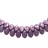 Бусины Pip beads 5х7мм, цвет 02010/15726 белый/лиловый, 701-046, 20шт - Бусины Pip beads 5х7мм, цвет 02010/15726 белый/лиловый, 701-046, 20шт