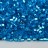 Бисер чешский PRECIOSA ТРИАНГЛ 2,5х2,5мм 18236 голубой, серебряная линия внутри, 50г - Бисер чешский PRECIOSA ТРИАНГЛ 2,5х2,5мм 18236 голубой, серебряная линия внутри, 50г
