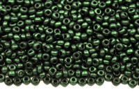 Бисер чешский PRECIOSA круглый 10/0 94205М матовый зеленый непрозрачный металлик, 1 сорт, 50г