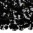 Пайетки Цветок 13мм, цвет черный, 1022-013, 10 грамм - Пайетки Цветок 13мм, цвет черный, 1022-013, 10 грамм