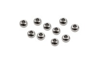 Бусина разделительная спейсер 3х2мм, отверстие 1,2мм, цвет стальной, хирургическая сталь, 24-130, 10шт