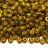 Бисер чешский PRECIOSA круглый 6/0 83501 желтый с полоской, непрозрачный, 50г - Бисер чешский PRECIOSA круглый 6/0 83501 желтый с полоской, непрозрачный, 50г