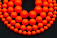 Жемчуг Swarovski 5810 #733 12мм Crystal Neon Orange Pearl, 5810-12-733, 1шт