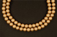 Жемчуг Preciosa, цвет 70686М матовый золотой, 4мм, 10шт